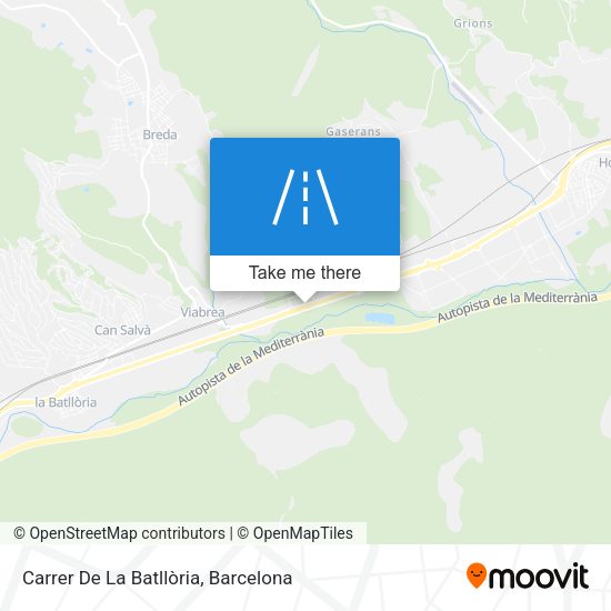 Carrer De La Batllòria map
