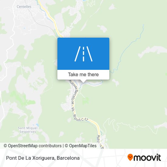 Pont De La Xoriguera map