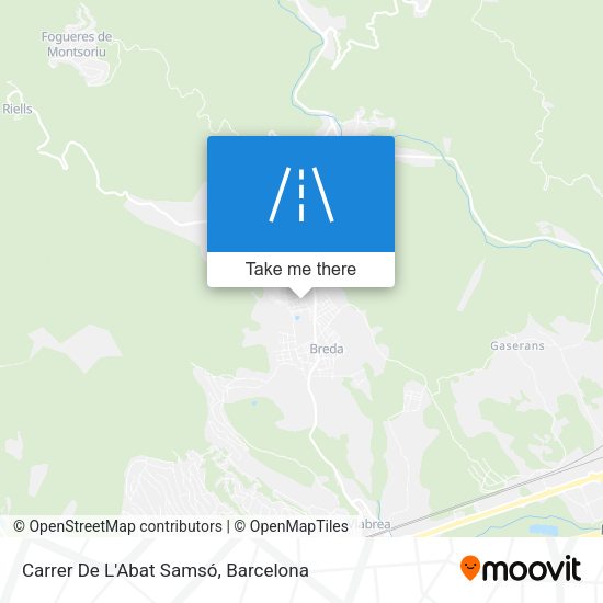 Carrer De L'Abat Samsó map