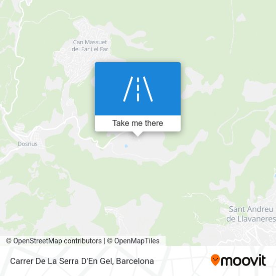 Carrer De La Serra D'En Gel map