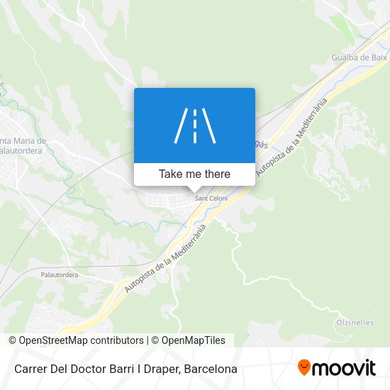 Carrer Del Doctor Barri I Draper map