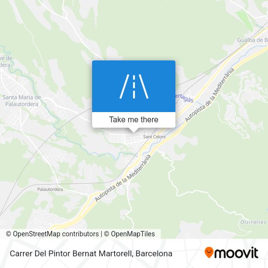 Carrer Del Pintor Bernat Martorell map