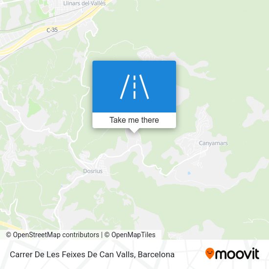 Carrer De Les Feixes De Can Valls map