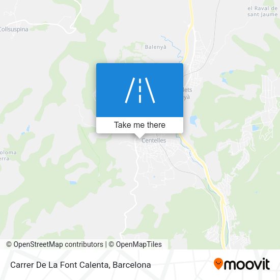 Carrer De La Font Calenta map