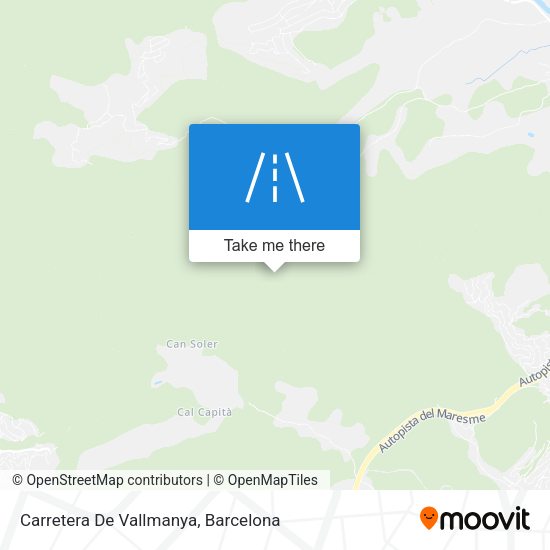 Carretera De Vallmanya map