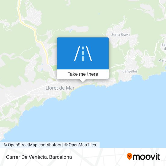 Carrer De Venècia map