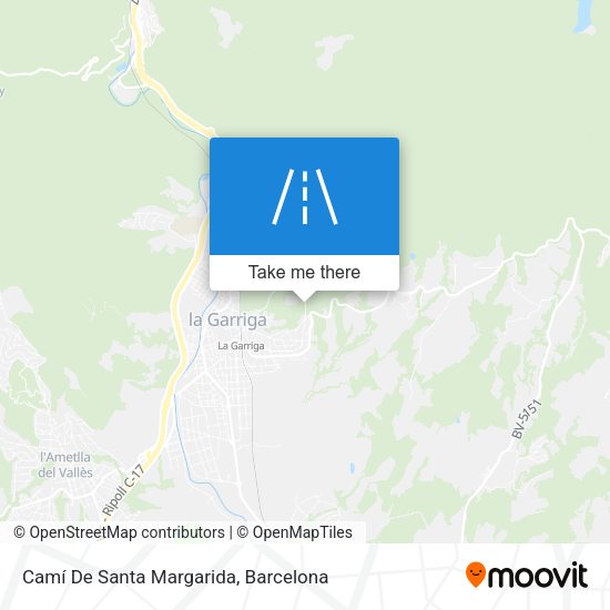 Camí De Santa Margarida map