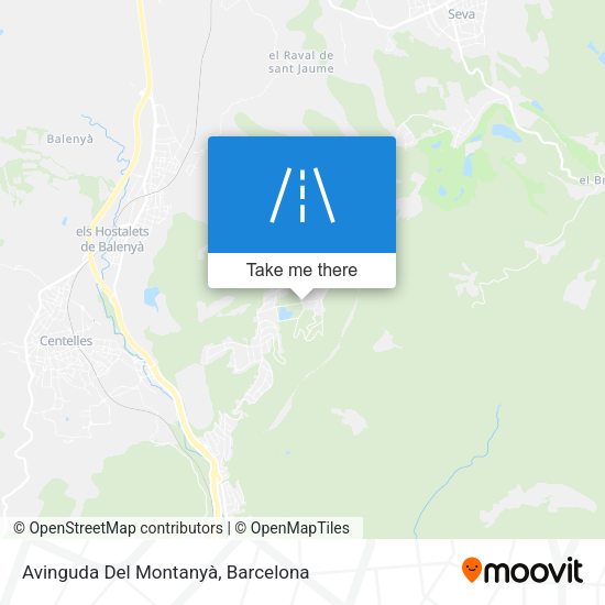 Avinguda Del Montanyà map