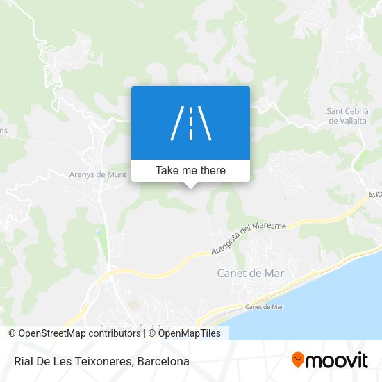 Rial De Les Teixoneres map