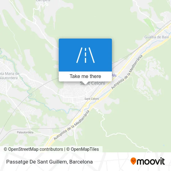 Passatge De Sant Guillem map