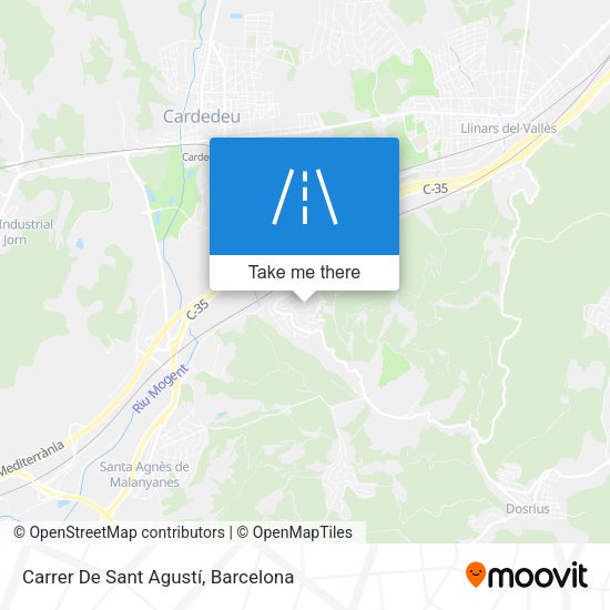 Carrer De Sant Agustí map