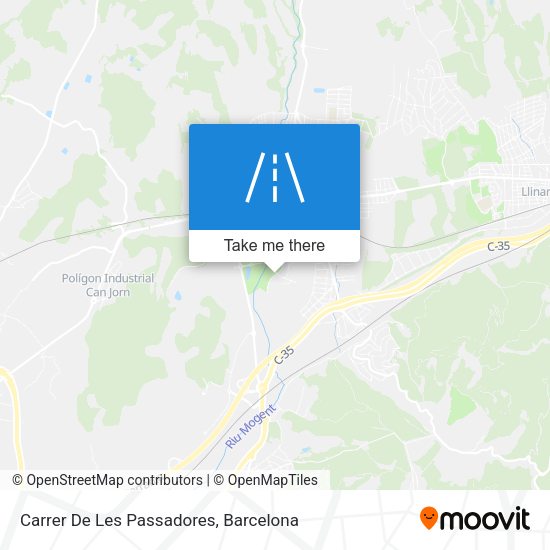 Carrer De Les Passadores map