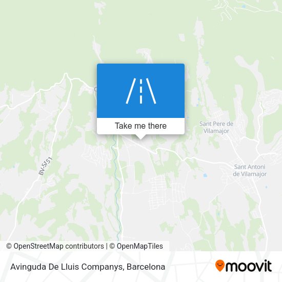 Avinguda De Lluis Companys map