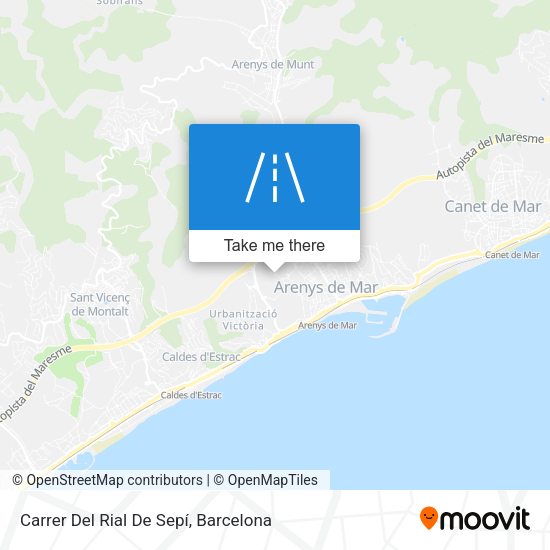 Carrer Del Rial De Sepí map