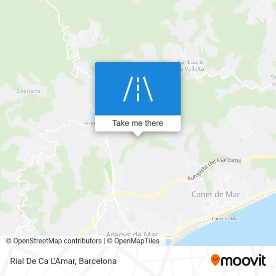 Rial De Ca L'Amar map