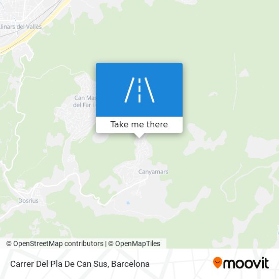 Carrer Del Pla De Can Sus map