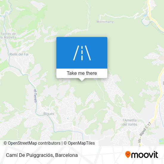 Camí De Puiggraciós map