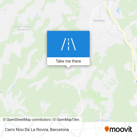 Camí Nou De La Rovira map