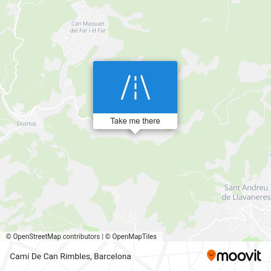 Camí De Can Rimbles map
