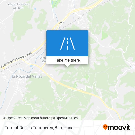 Torrent De Les Teixoneres map