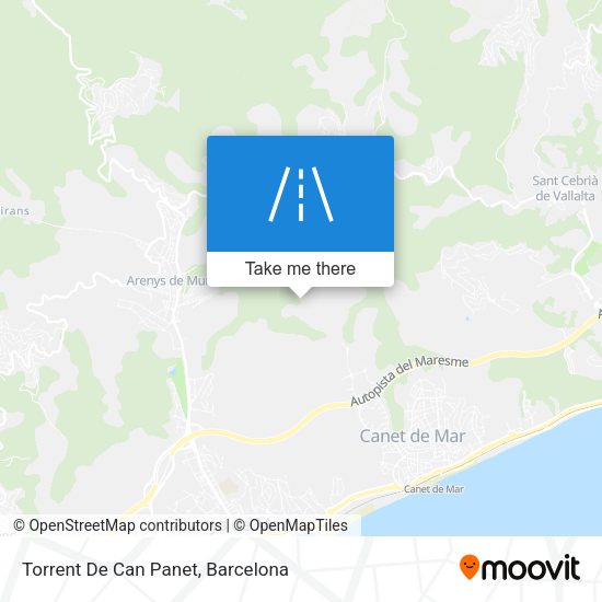 Torrent De Can Panet map