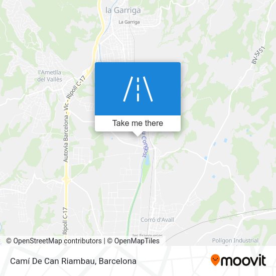 Camí De Can Riambau map