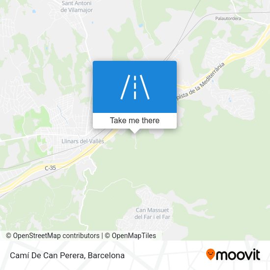 Camí De Can Perera map