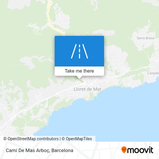 Camí De Mas Arboç map