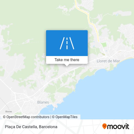 Plaça De Castella map