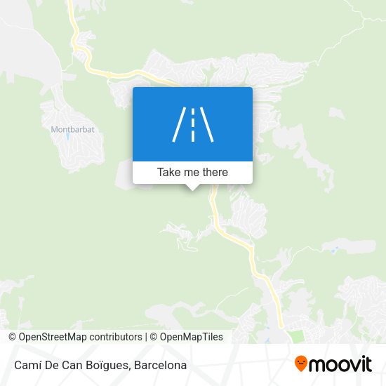 Camí De Can Boïgues map