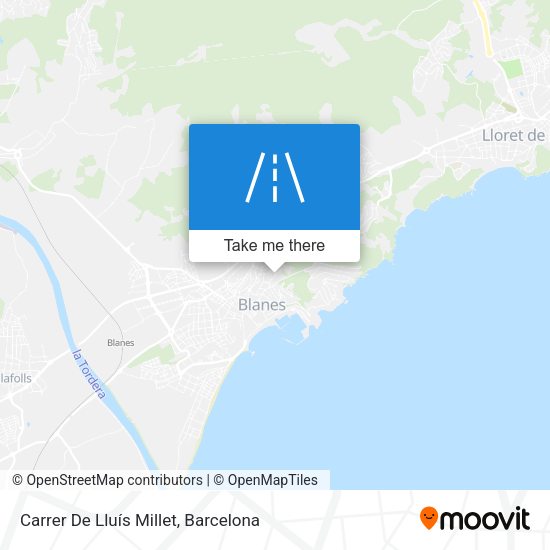 Carrer De Lluís Millet map