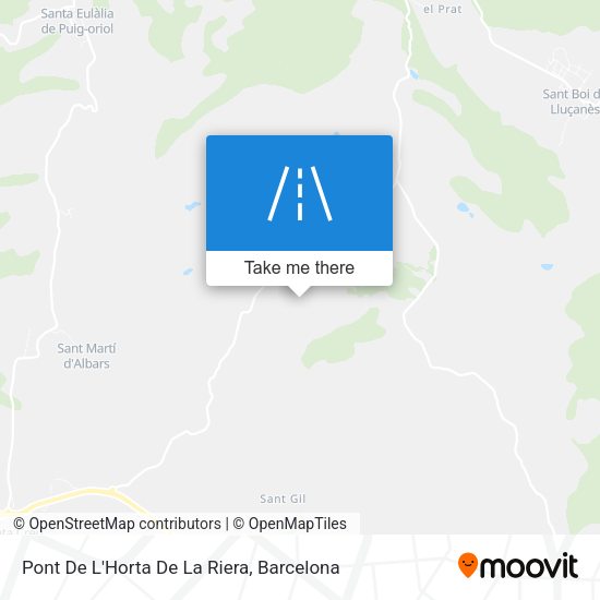 Pont De L'Horta De La Riera map