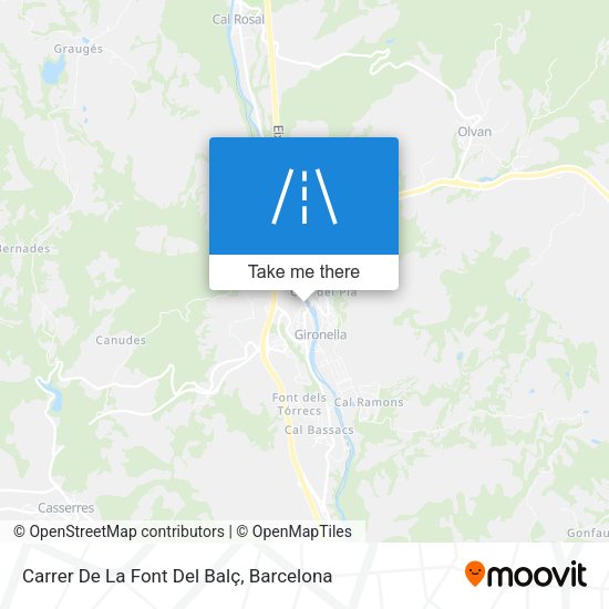 Carrer De La Font Del Balç map