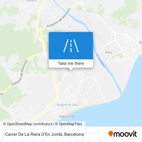 Carrer De La Riera D'En Jordà map