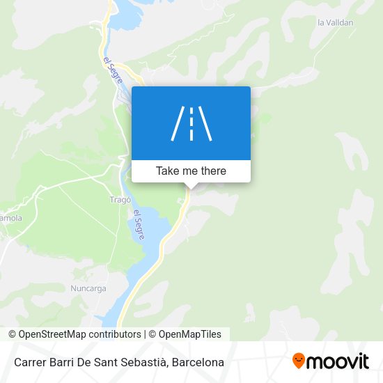 Carrer Barri De Sant Sebastià map