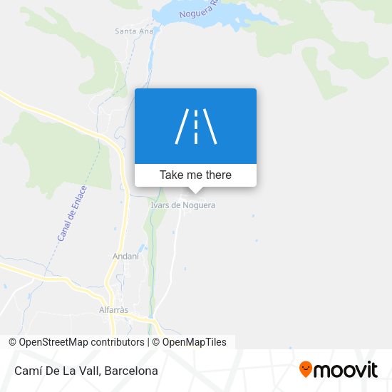 Camí De La Vall map