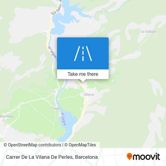 Carrer De La Vilana De Perles map