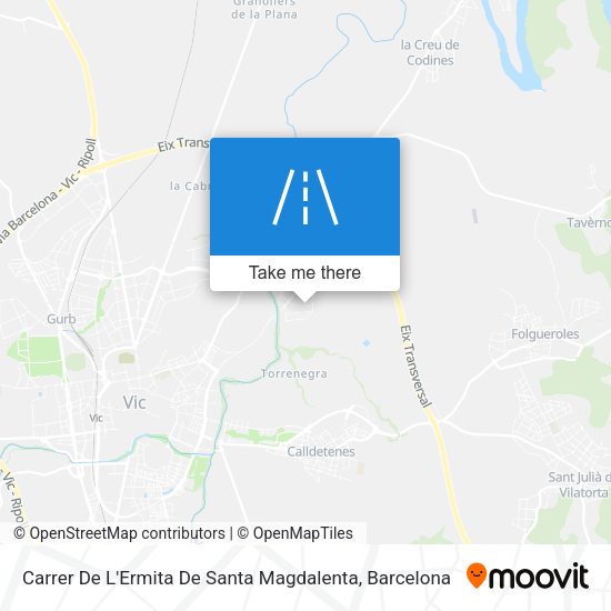Carrer De L'Ermita De Santa Magdalenta map