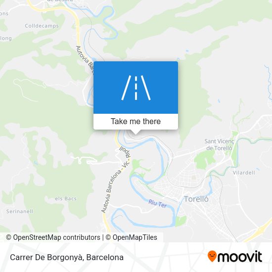 Carrer De Borgonyà map
