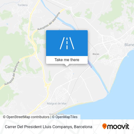 Carrer Del President Lluís Companys map