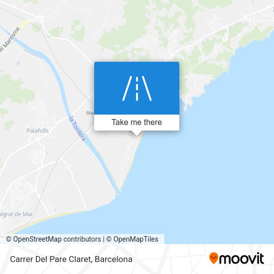 Carrer Del Pare Claret map
