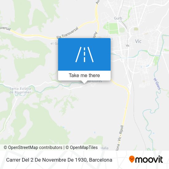 Carrer Del 2 De Novembre De 1930 map