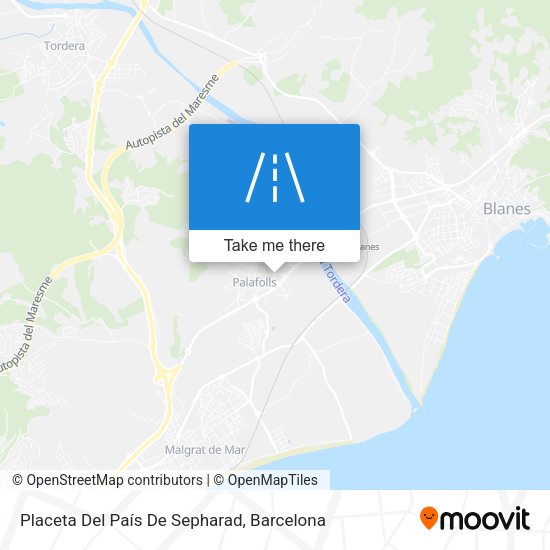 Placeta Del País De Sepharad map