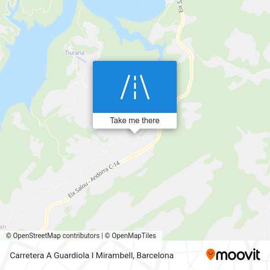 Carretera A Guardiola I Mirambell map