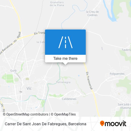 Carrer De Sant Joan De Fabregues map