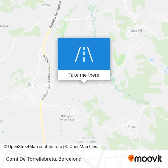 Camí De Torrellebreta map