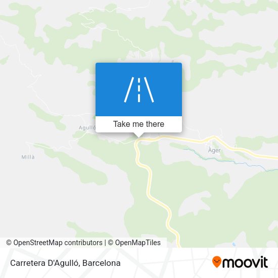 Carretera D'Agulló map