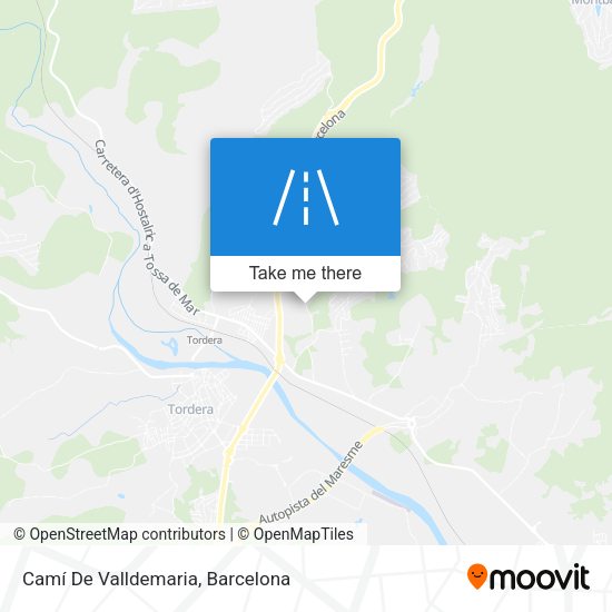 Camí De Valldemaria map
