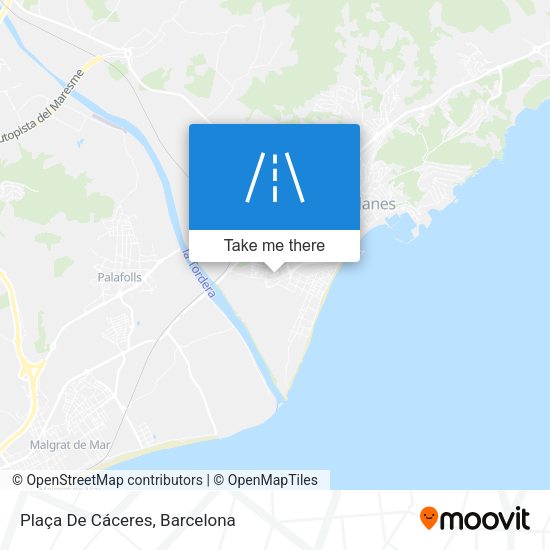 Plaça De Cáceres map