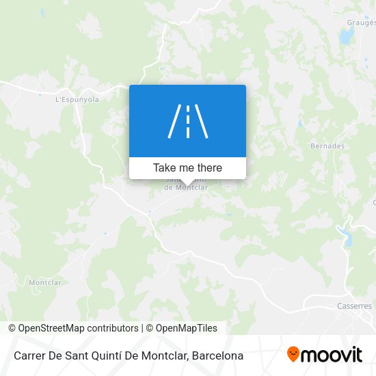 Carrer De Sant Quintí De Montclar map